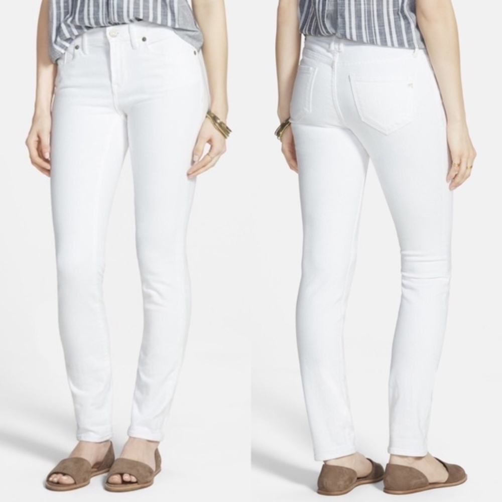 Madewell 9" High Riser Skinny Jeans Optic White 25